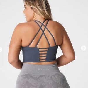 Stone Grey NVGTN M Matrix Bra Top
